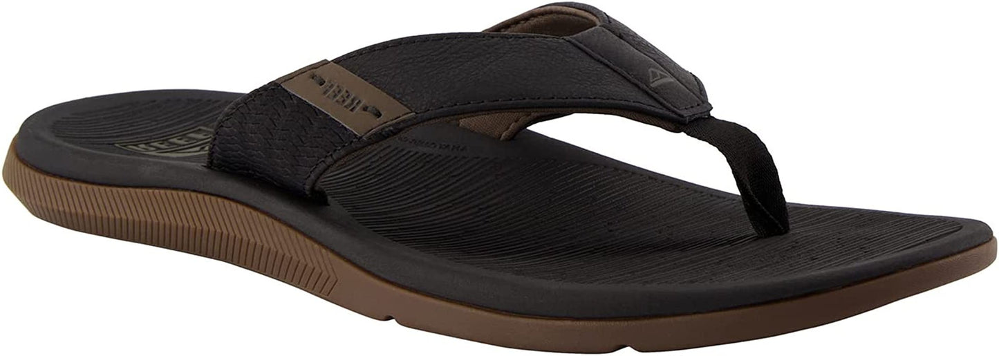 Reef Men's Santa Ana Black Flip Flop CI4650 Sandals