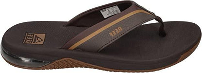 Reef Men Anchor Water friendly Comfortable and Lightweight Flipflop Sandal Gray, Blue, Brown