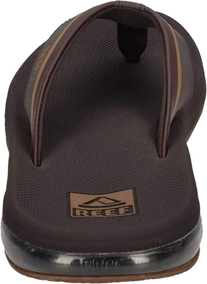 Reef Men Anchor Water friendly Comfortable and Lightweight Flipflop Sandal Gray, Blue, Brown