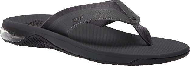 Reef Men Anchor Water friendly Comfortable and Lightweight Flipflop Sandal Gray, Blue, Brown