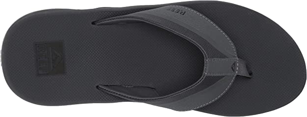 Reef Men Anchor Water friendly Comfortable and Lightweight Flipflop Sandal Gray, Blue, Brown