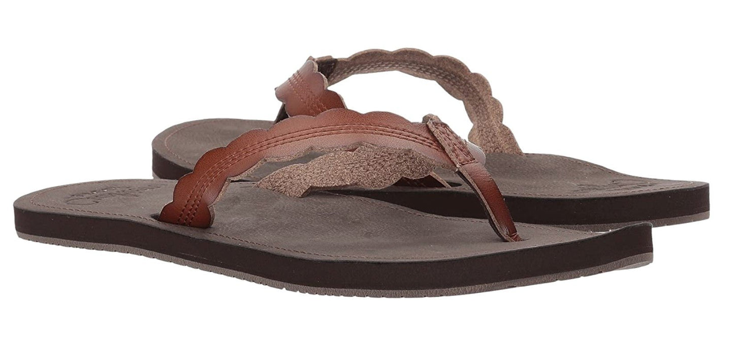 Reef Women's Arch Support Cushion Celine Rust Brown Flipflop