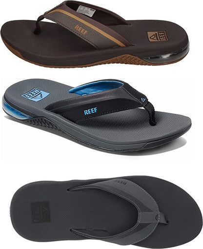 Reef Men Anchor Gray , Blue , Brown Flipflop Sandal