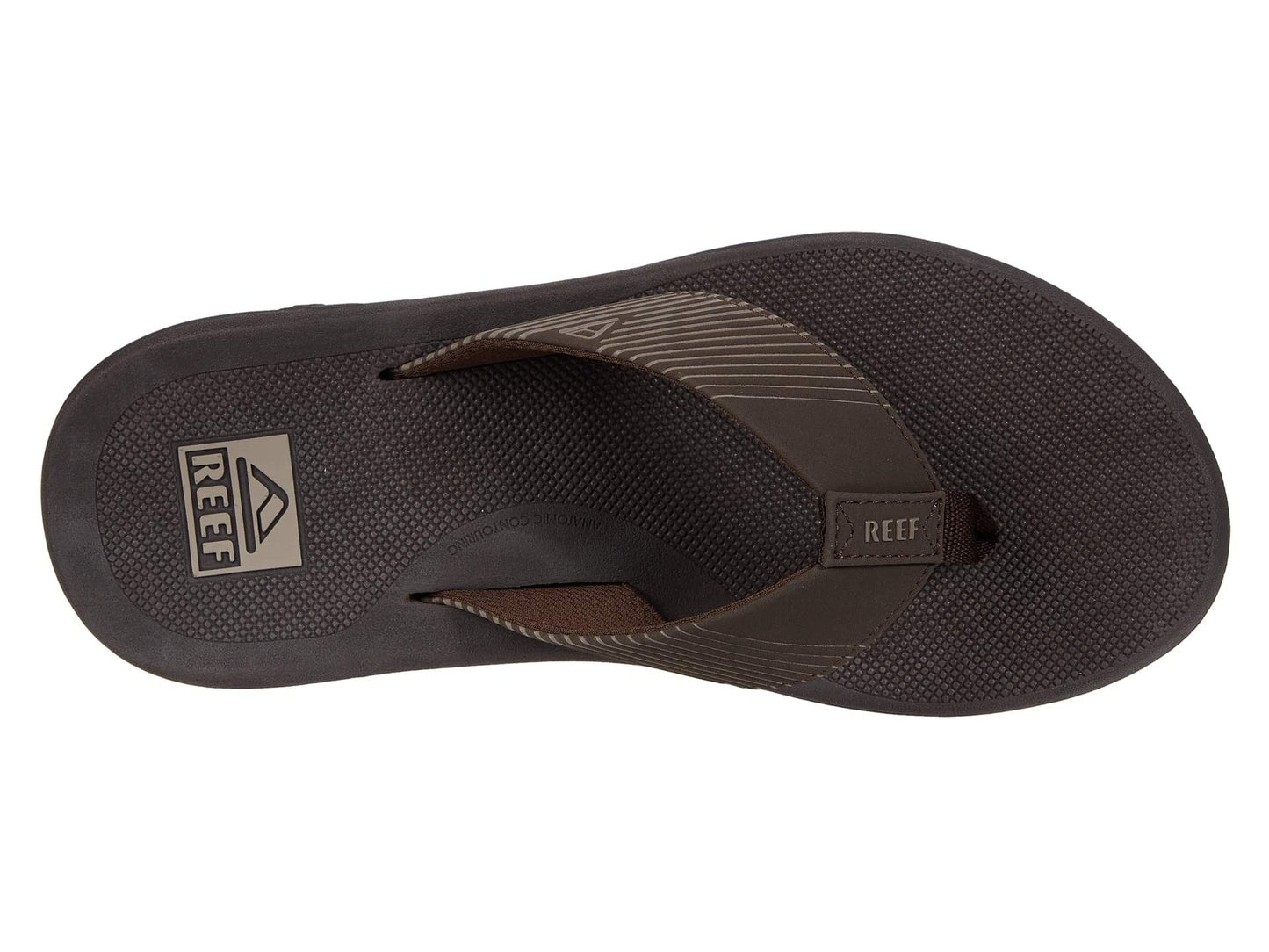 Reef Phantom II Men's Flip Flop Black, Brown, White 7 8 9 10 11 12 13 14