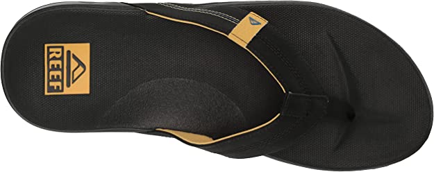 Reef Cushion Bounce Phantom Black / Yellow Men's Flip Flop