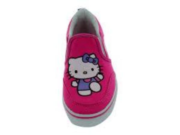 Vans Hello Kitty Asher Magenta / White Girl's Shoes VN-0DFU738