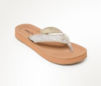 Minnetonka Hedy Taupe 75000 Women's Sandal