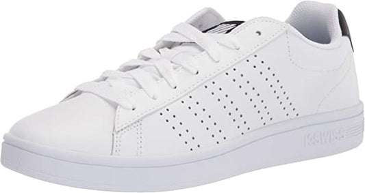 K-Swiss Classic Court Casper White / Black 05586-102 Men's Tennis Shoes