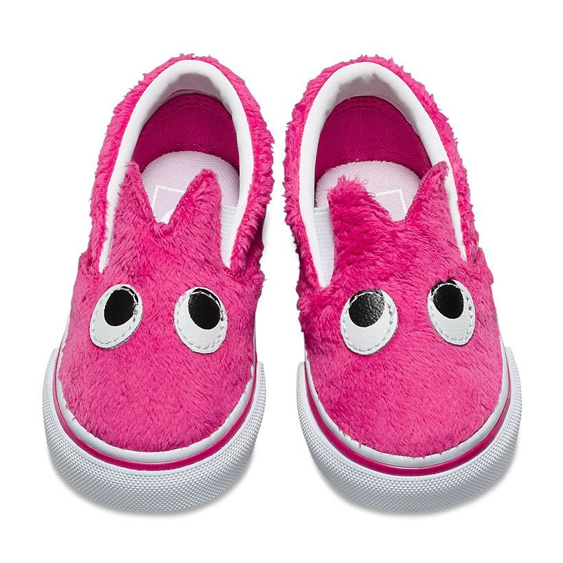 Vans Slip-On Friend Party Fur Magenta Pink VN0A3TK4U4U Toddler Shoes