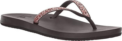 Reef Women's Cushion Bounce Stargazer Black FlipFlop Sandal