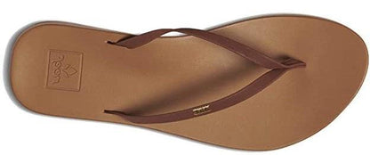 Reef Cushion Bounce Slim Black , Beige , Brown Women's Flip Flop 6 7 8 9 10 11