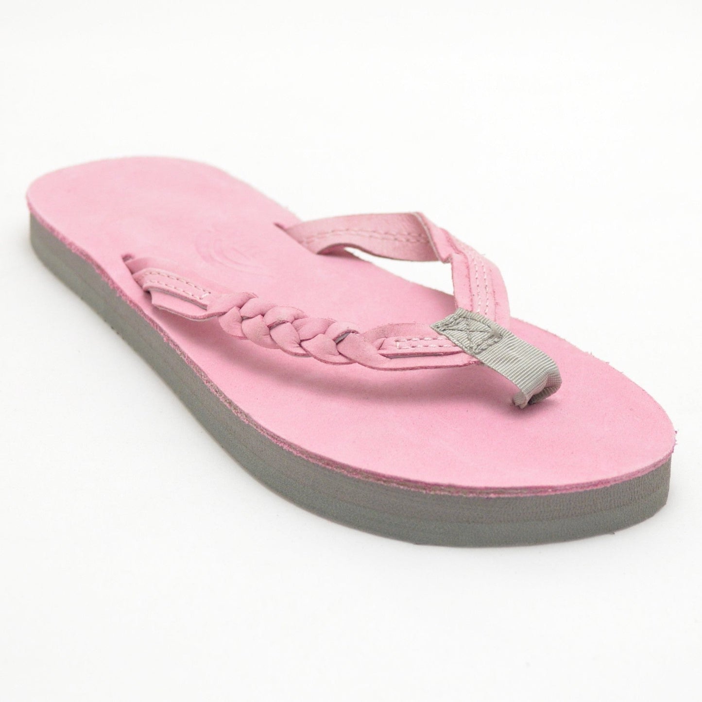 Rainbow Flirty Braidy Toddler & Kids Size Pink/Grey Sandals 101LTSFB